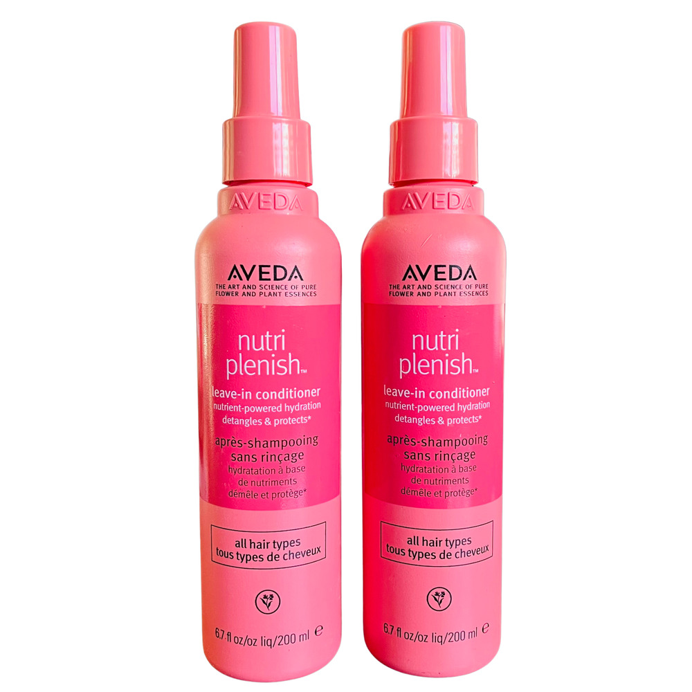 2 x Aveda Nutriplenish Leave-In Conditioner 6.7 oz / 200mL